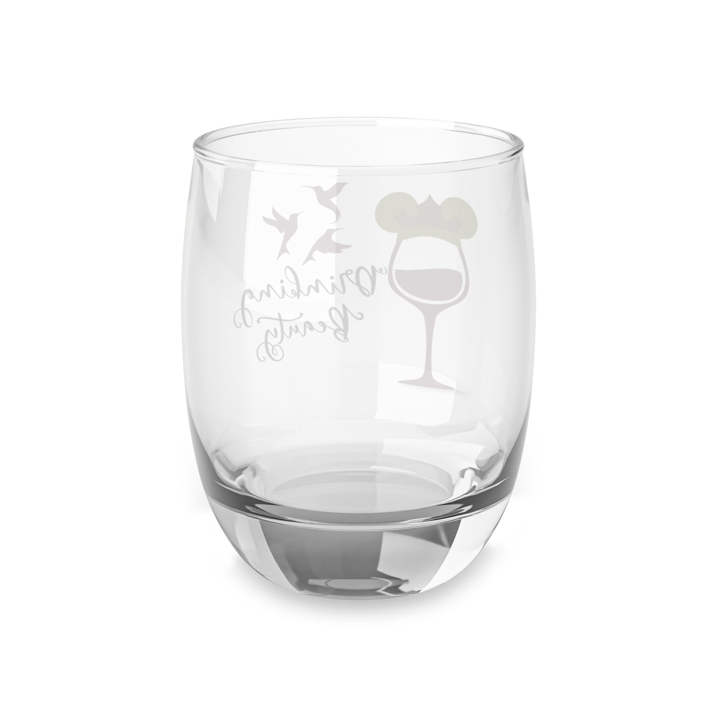 Whiskey Glass — "Drinking Beauty Stemless" Disney-Inspired Drinkware