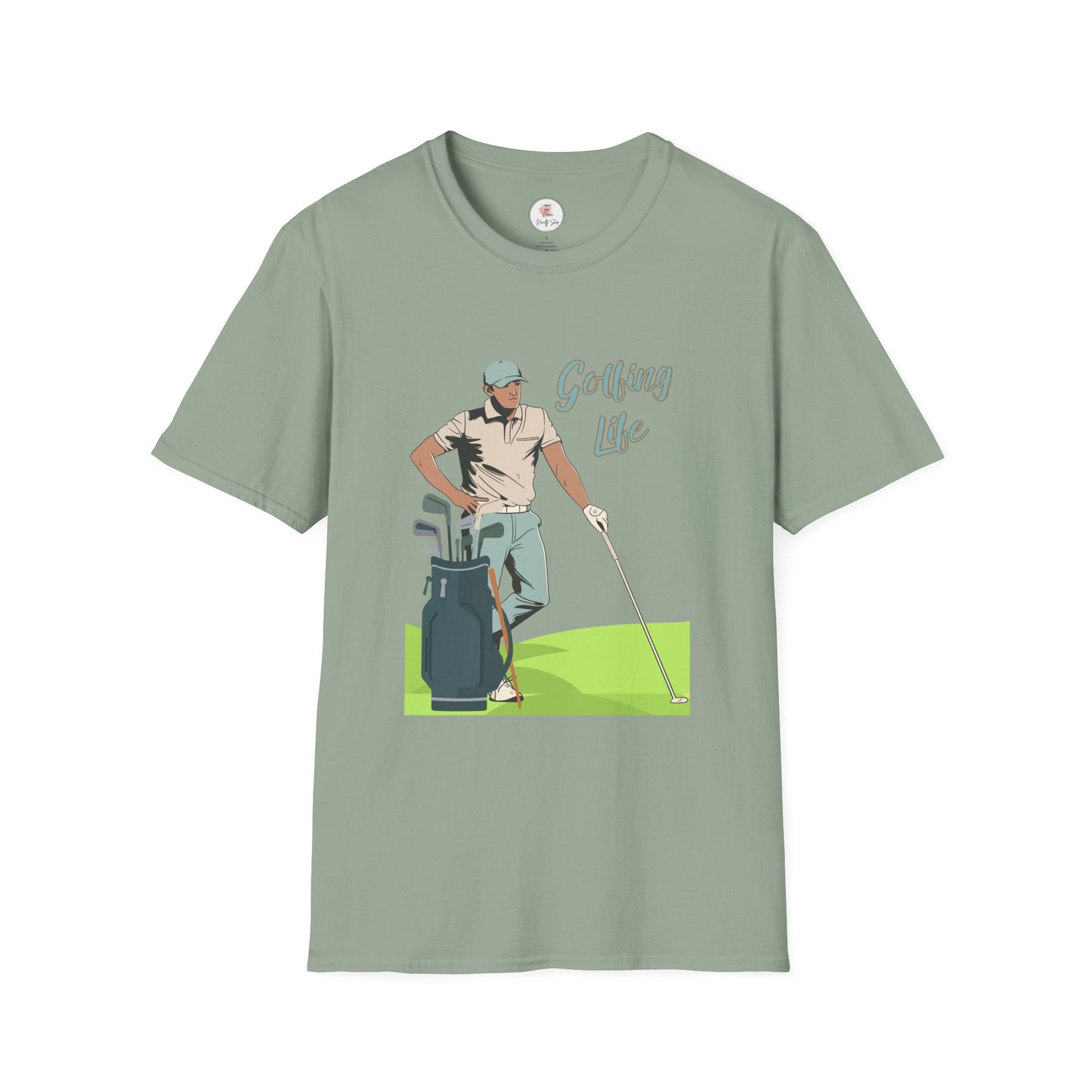 Golfing Life T-Shirt — Men’s Golf BAG & Golfer Graphic Tee