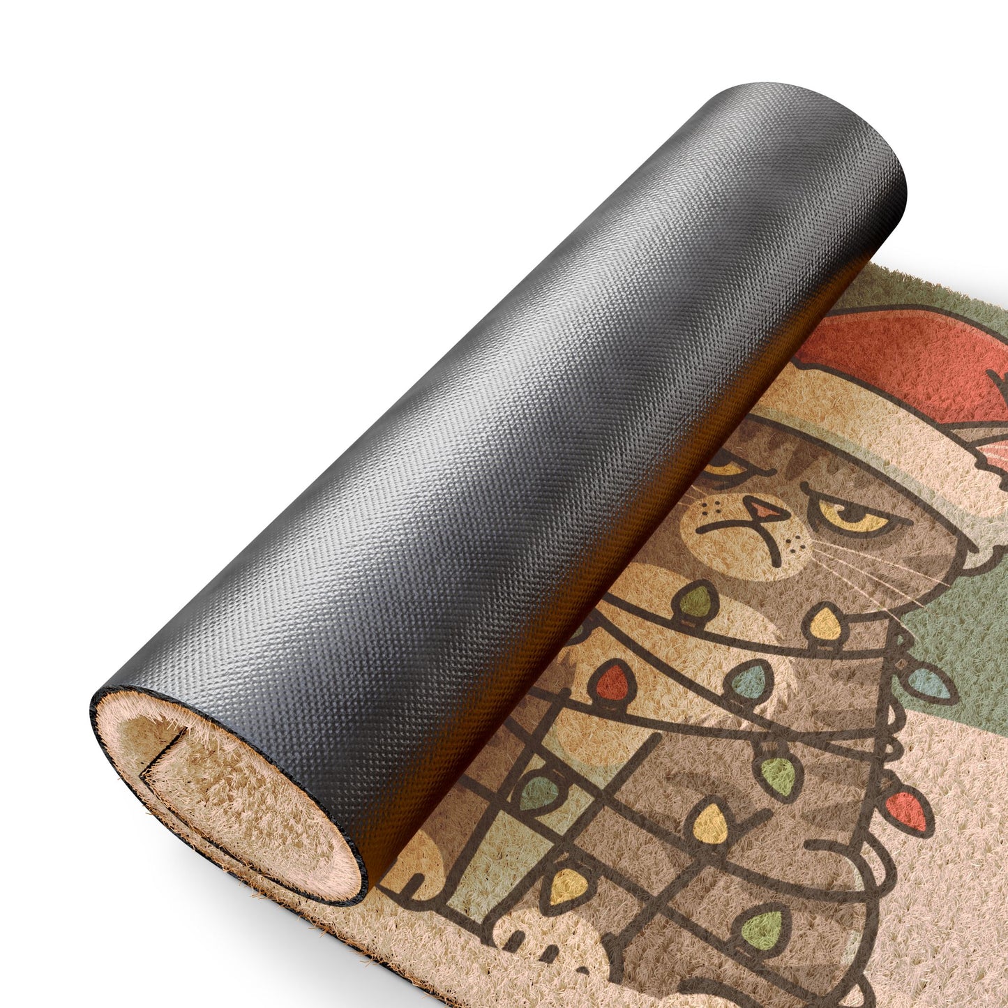 Grumpy Cat 'Meowy Christmas' Doormat — Holiday Welcome Mat