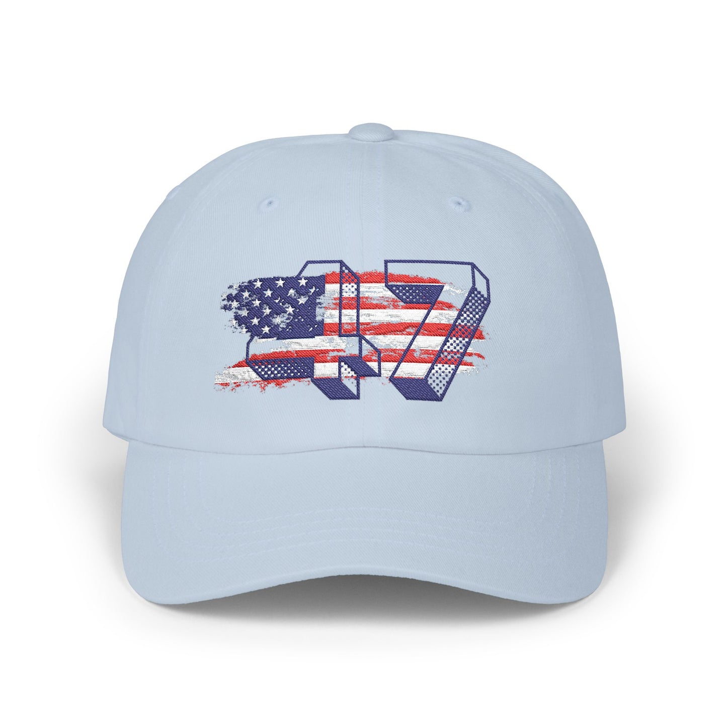 Trump Cap, Patriotic USA Flag 47,