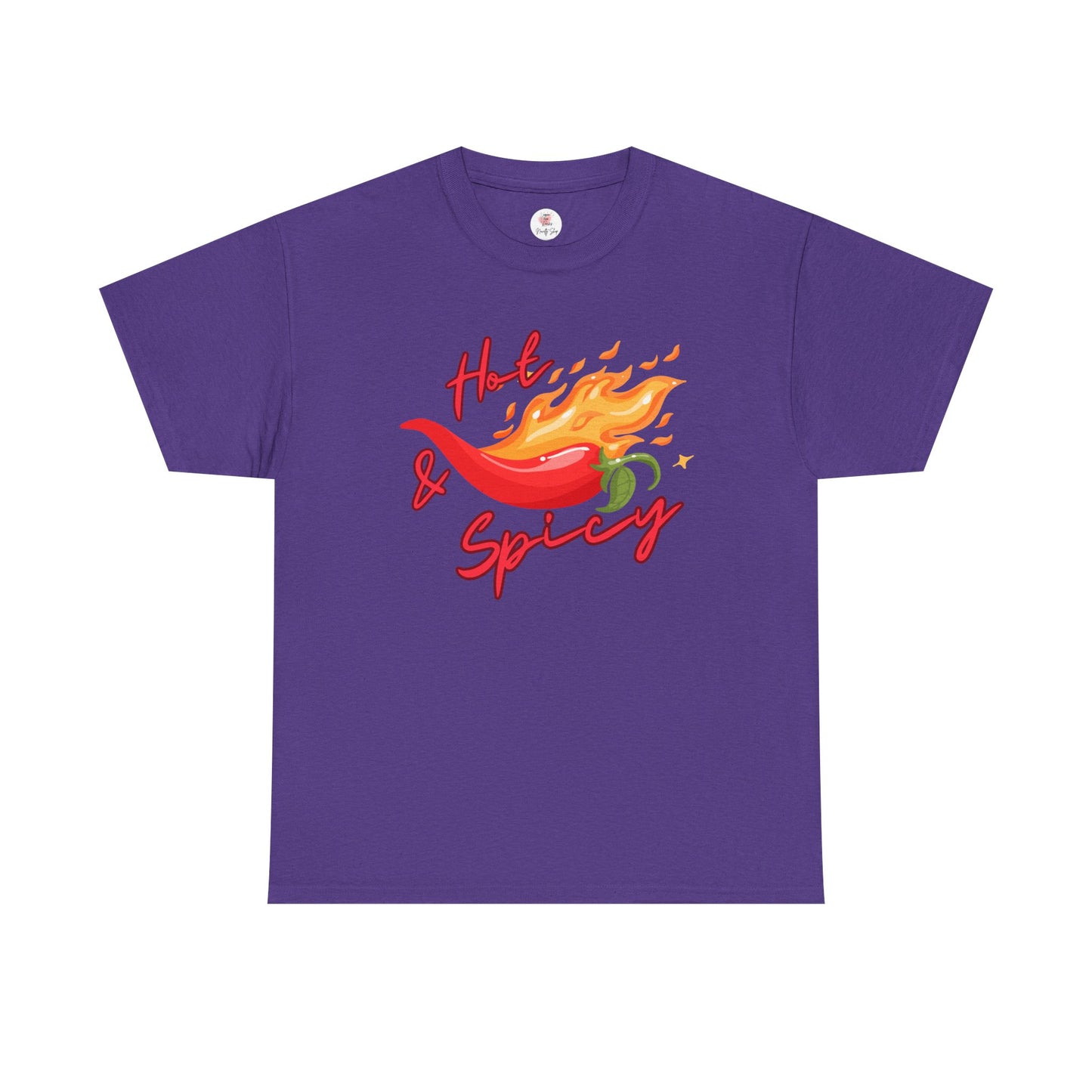 Hot & Spicy T-Shirt — Flaming Chili Pepper Graphic Tee