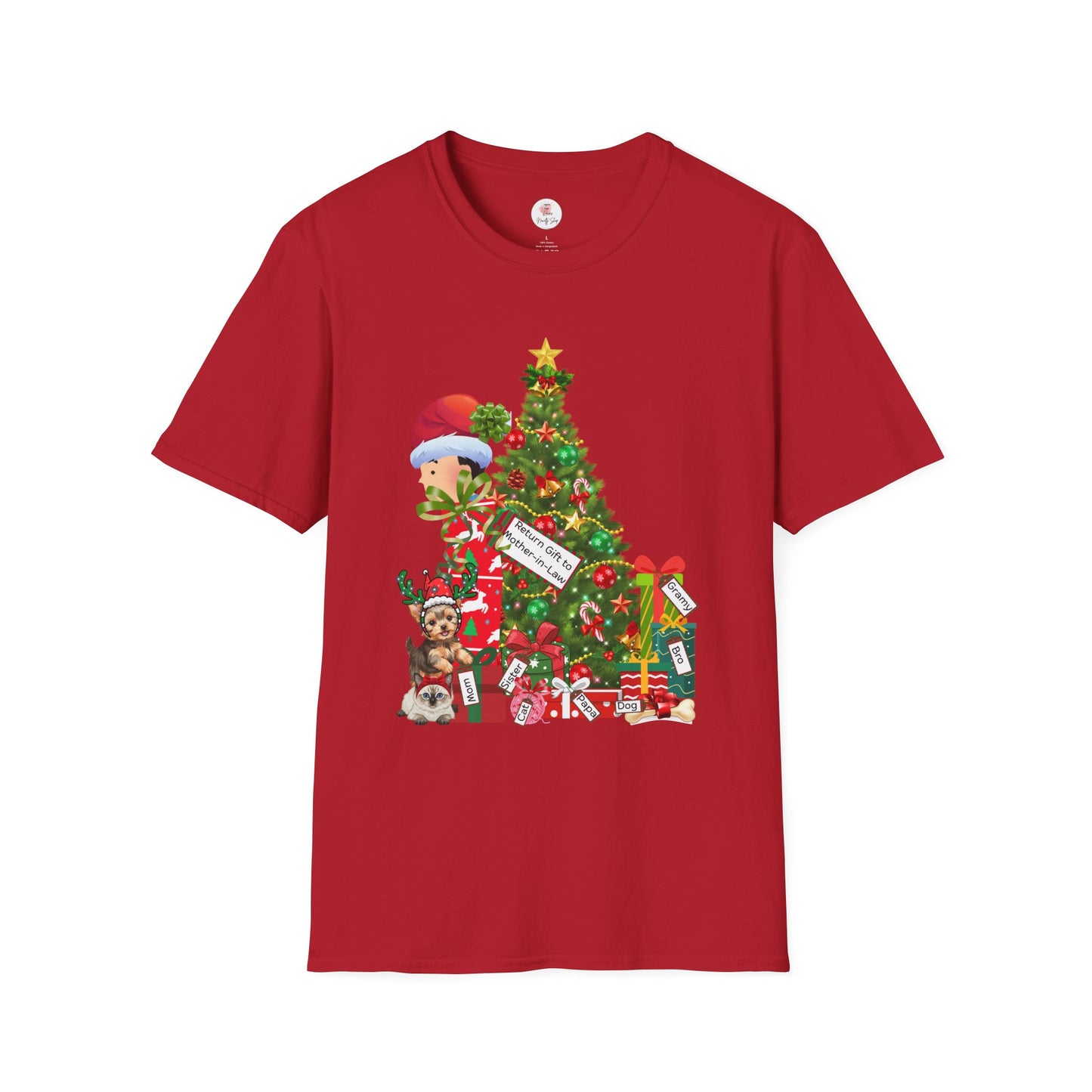 Christmas Presents T-Shirt — Funny Holiday Shirt for Mother-in-Law