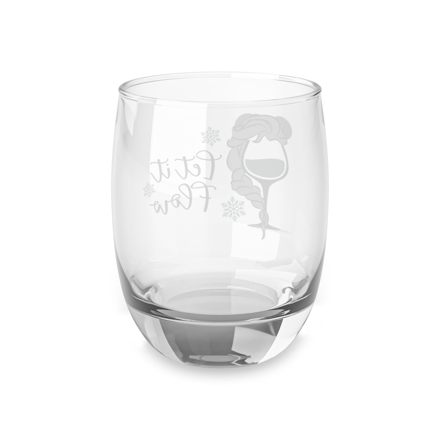 Whiskey Glass — "Let it Flow" Disney-Inspired Drinkware
