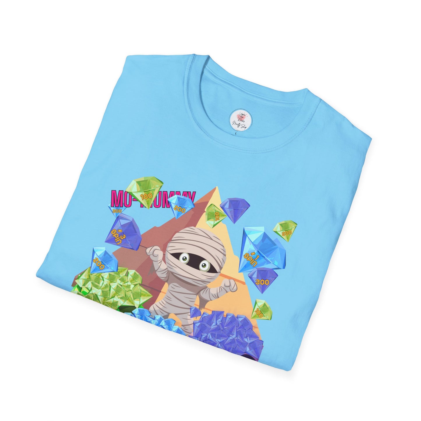 Mummy Gems T‑Shirt — Cute Mummy Slots
