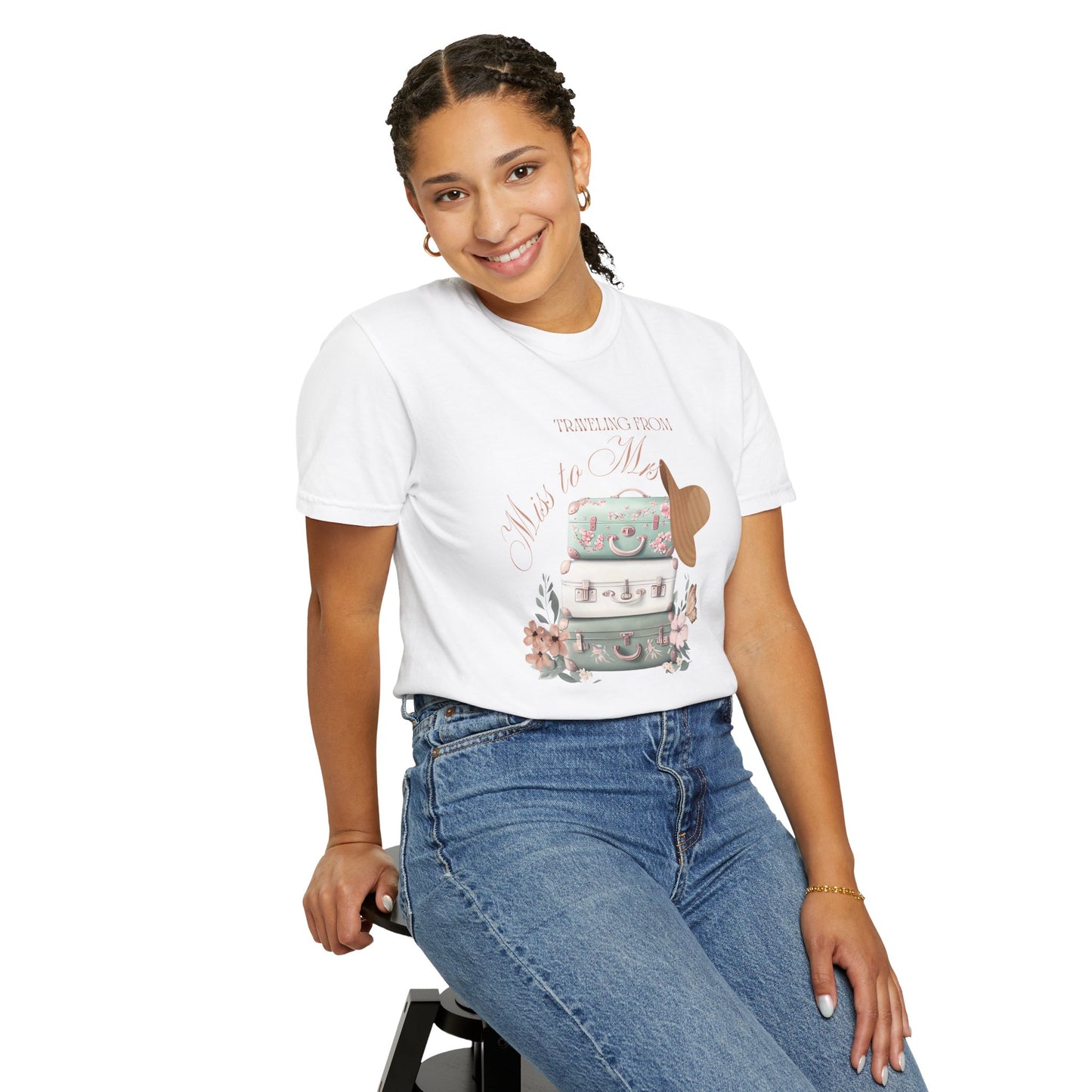 Traveling From Miss to Mrs Bridal T-shirt