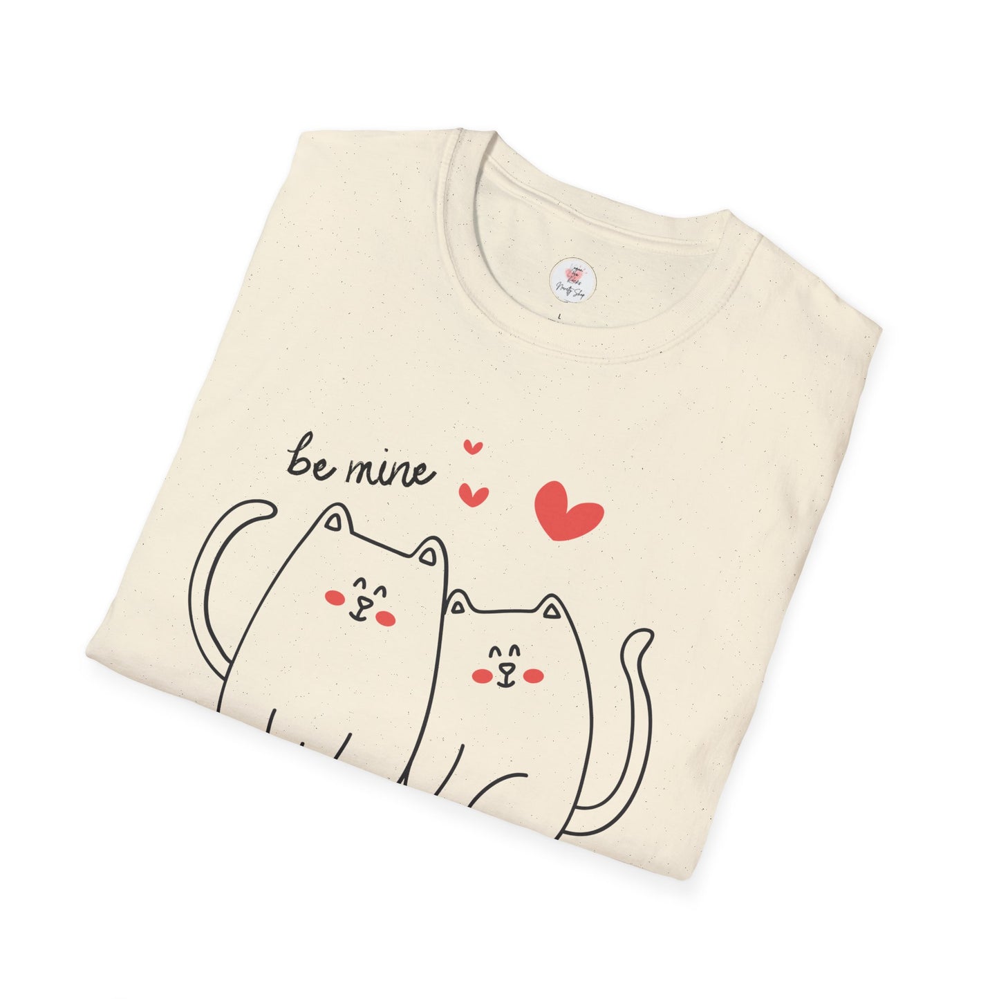 Be Mine Cute Cat T-Shirt — Valentine’s Cute Couple Kittens Tee