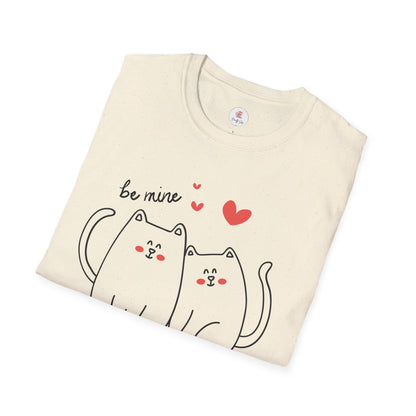 Be Mine Cute Cat T-Shirt — Valentine’s Cute Couple Kittens Tee
