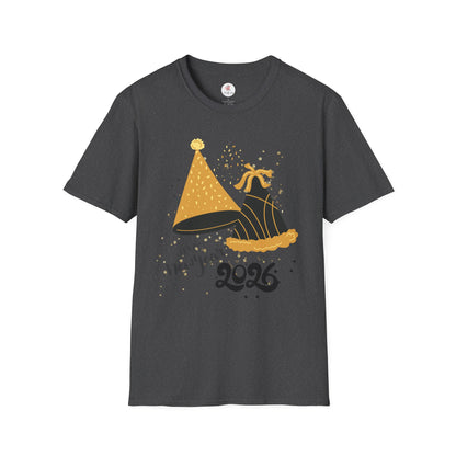 2026 New Year Party T-Shirt — "Happy New Year 2026" Celebration Tee