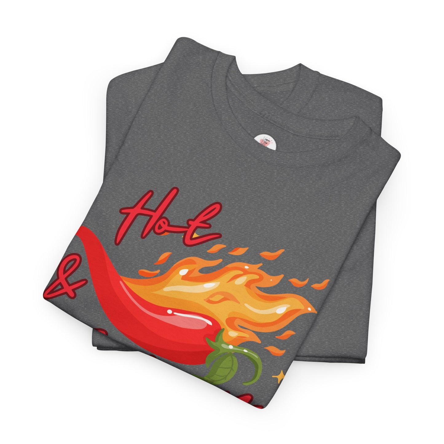 Hot & Spicy T-Shirt — Flaming Chili Pepper Graphic Tee