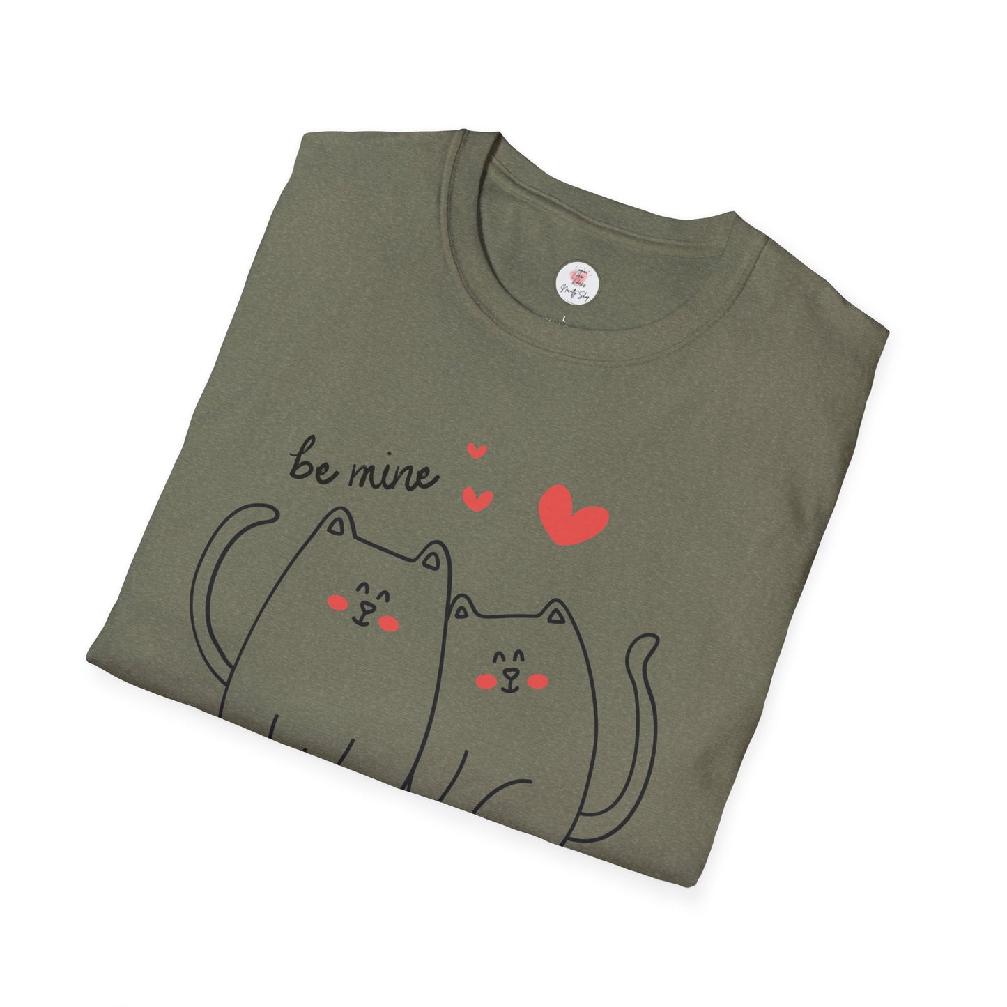 Be Mine Cute Cat T-Shirt — Valentine’s Cute Couple Kittens Tee