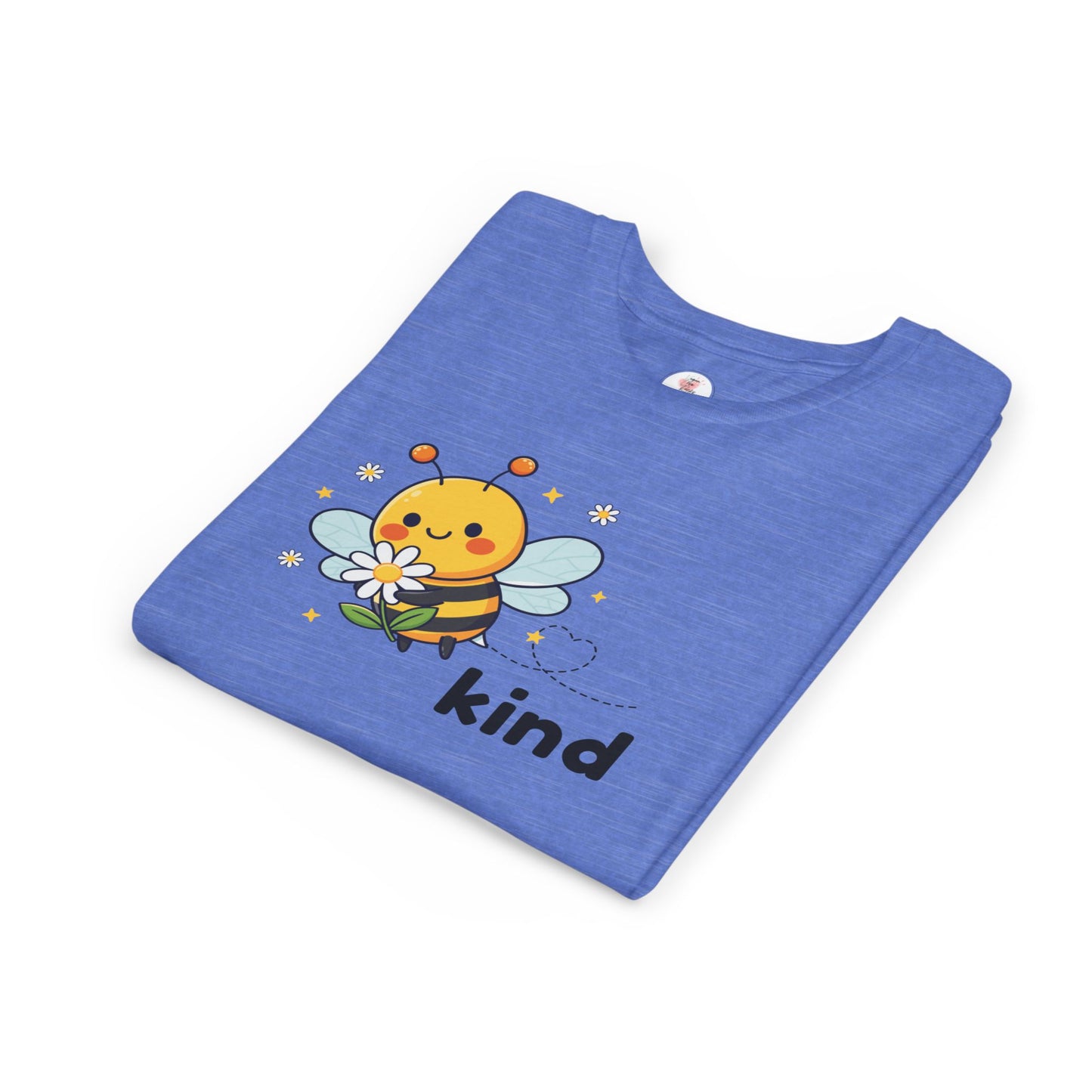 Kids Bee "Kind" T-Shirt — Cute Bumblebee Graphic Youth Tee