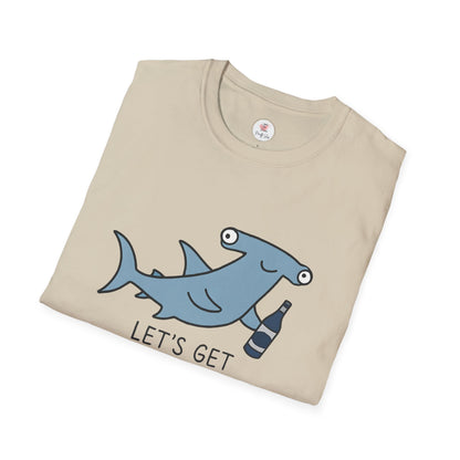 Hammerhead Shark "Let’s Get Hammered" Graphic T-Shirt