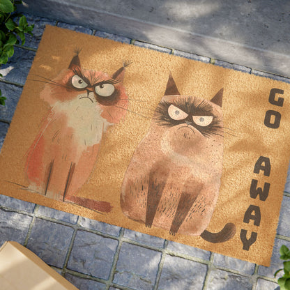 Go Away, Grumpy Cat Welcome Doormat