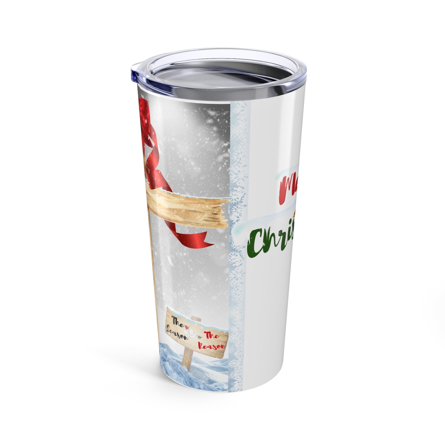 The Season - The Reason Merry Christmas 20 oz Tumbler — Holiday Travel Cup