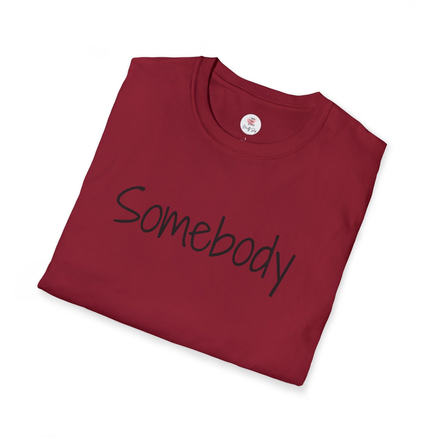 "Somebody" Graphic T‑Shirt — Minimal Script Tee