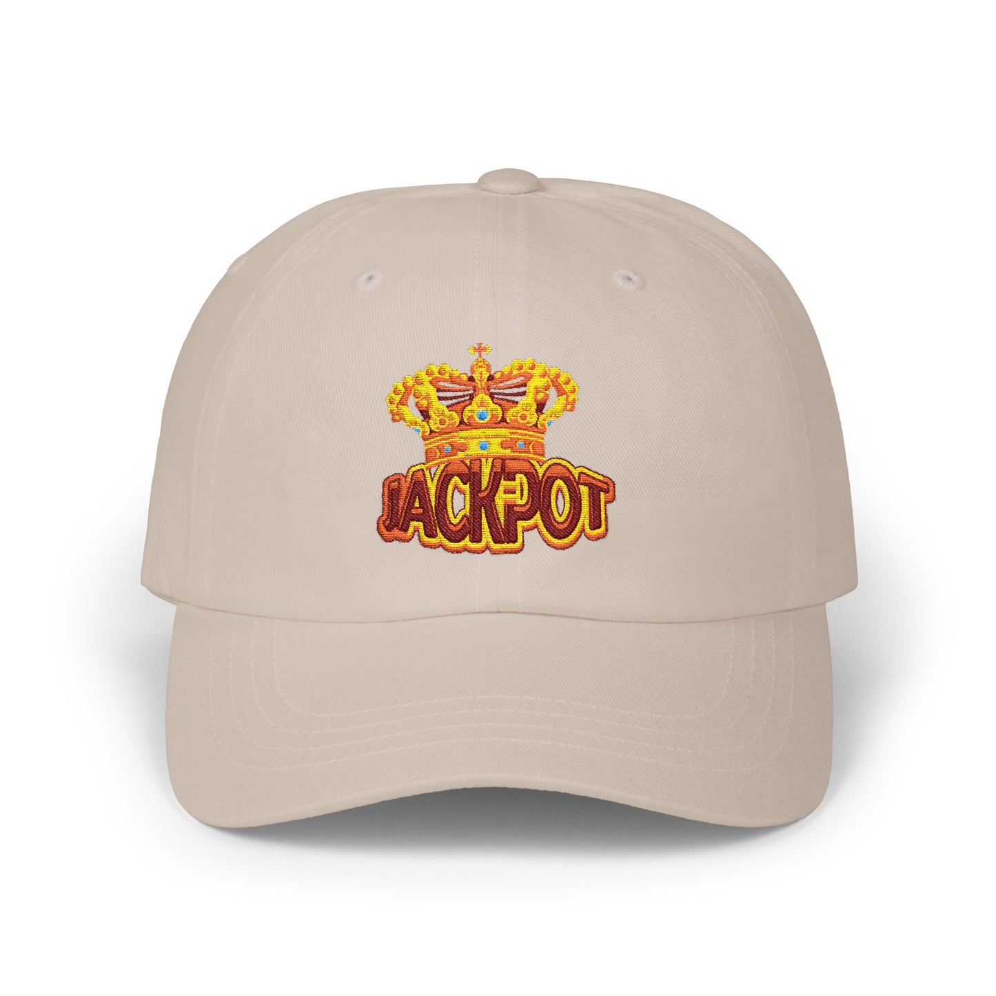 Dad Cap — 'Jackpot King' Crown Embroidery Baseball Hat