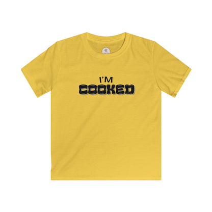 Kids Tee — "I'm Cooked" Funny Graphic Shirt for Kids