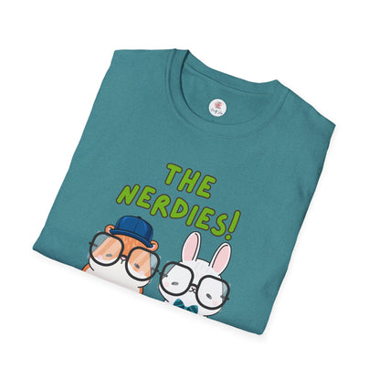 The Nerdies! Cute Animal Nerds Graphic T-Shirt