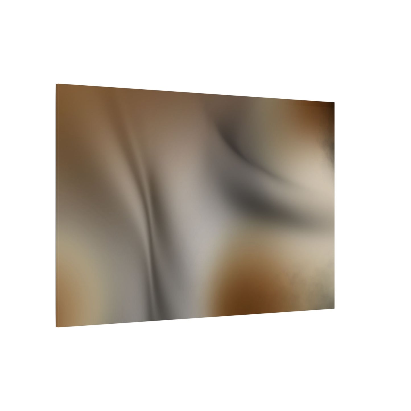 Abstract Brown Gradient Canvas Wall Art — Matte Stretched Canvas