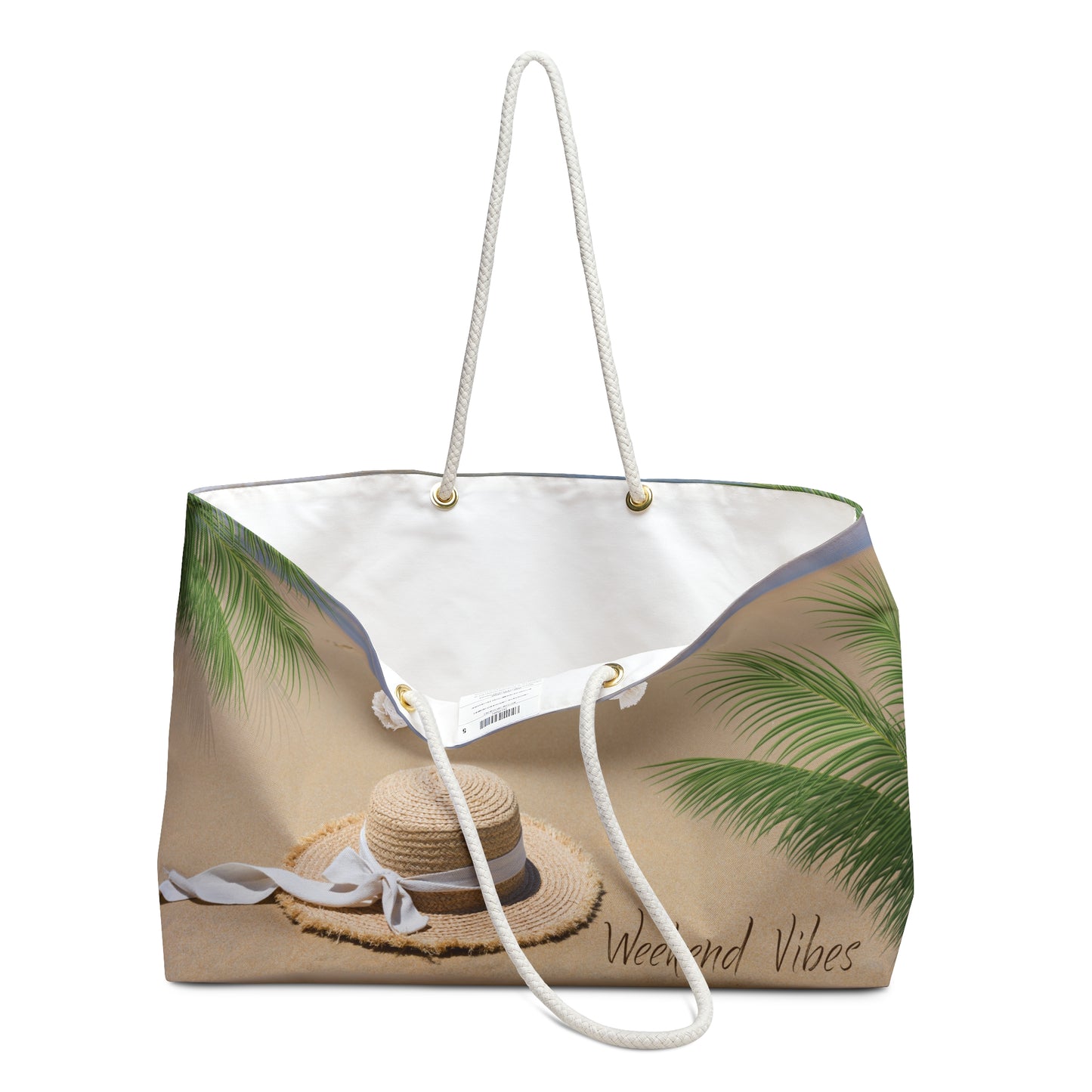 Weekend Vibes Beach Vacation Weekender Bag