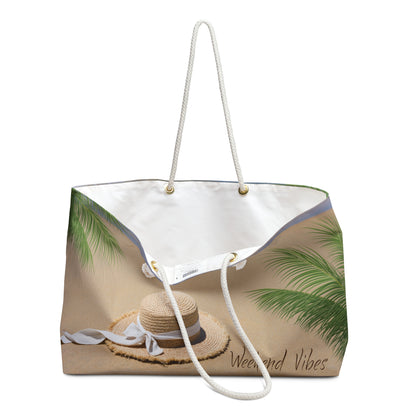 Weekend Vibes Beach Vacation Weekender Bag