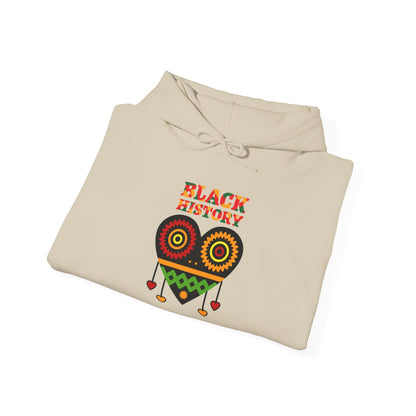 Black History Heart Hoodie —  Celebration Pullover