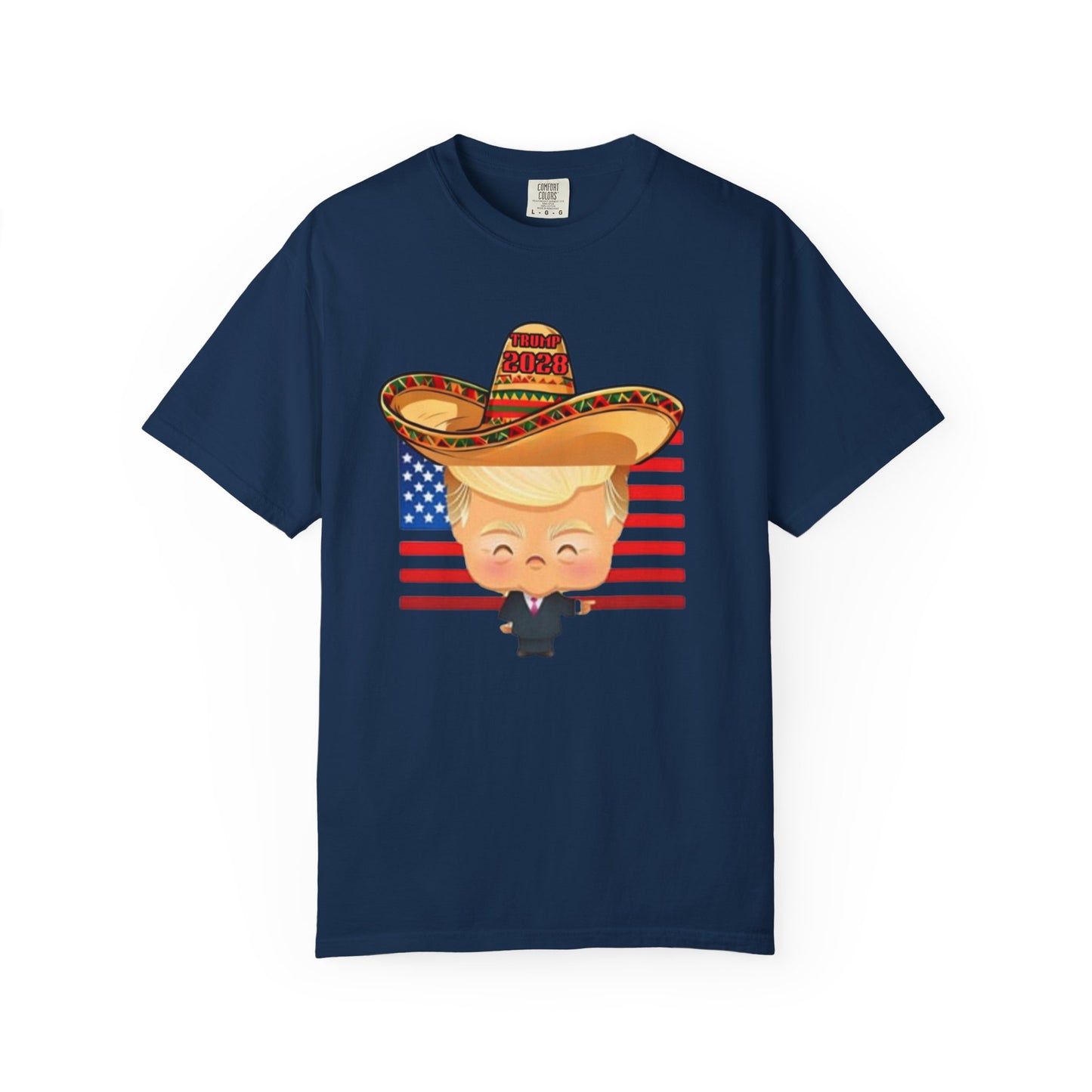 Trump 2028 Mexican Sombrero  Patriotic T-shirt