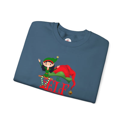Holiday Crewneck Sweatshirt - 'The Elf Made Me Do It'