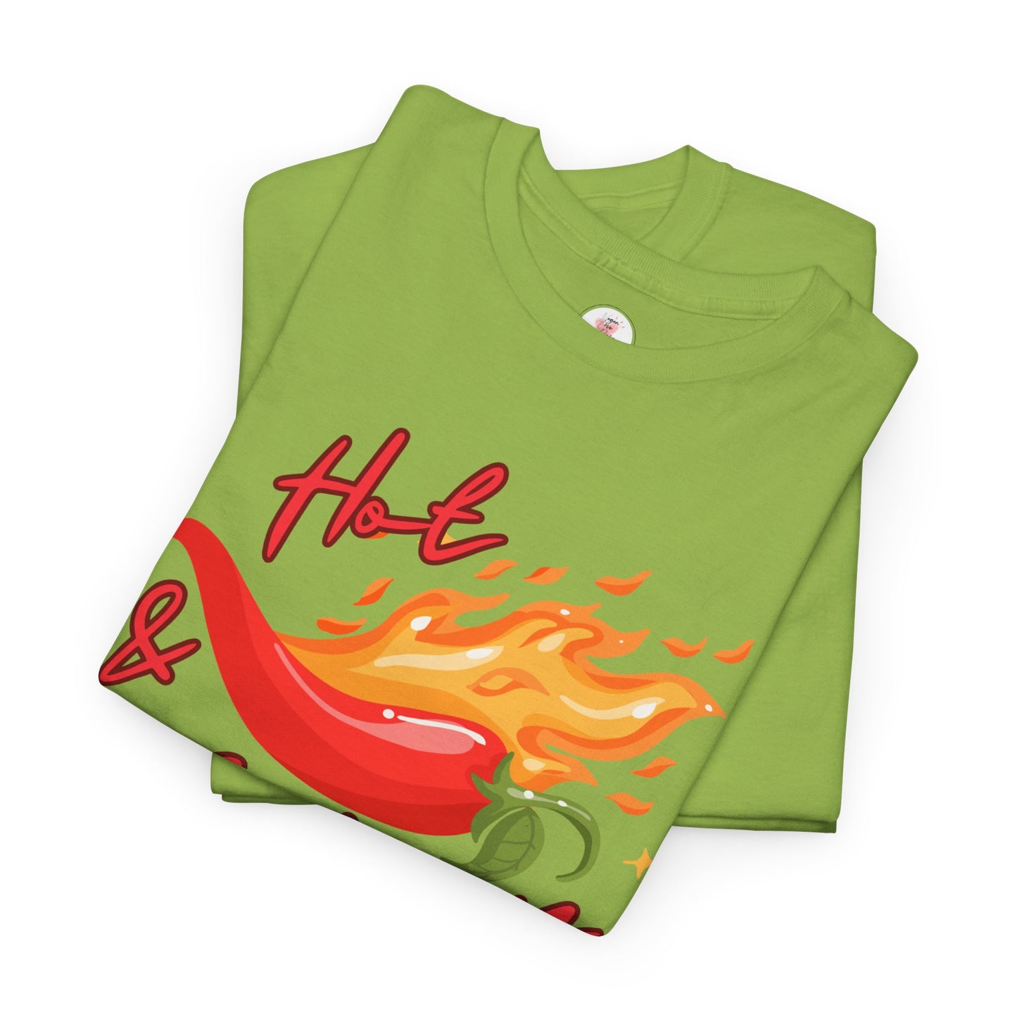 Hot & Spicy T-Shirt — Flaming Chili Pepper Graphic Tee