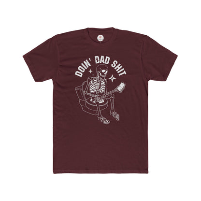 Doin' Dad Shit Skeleton Cotton Crew T-shirt