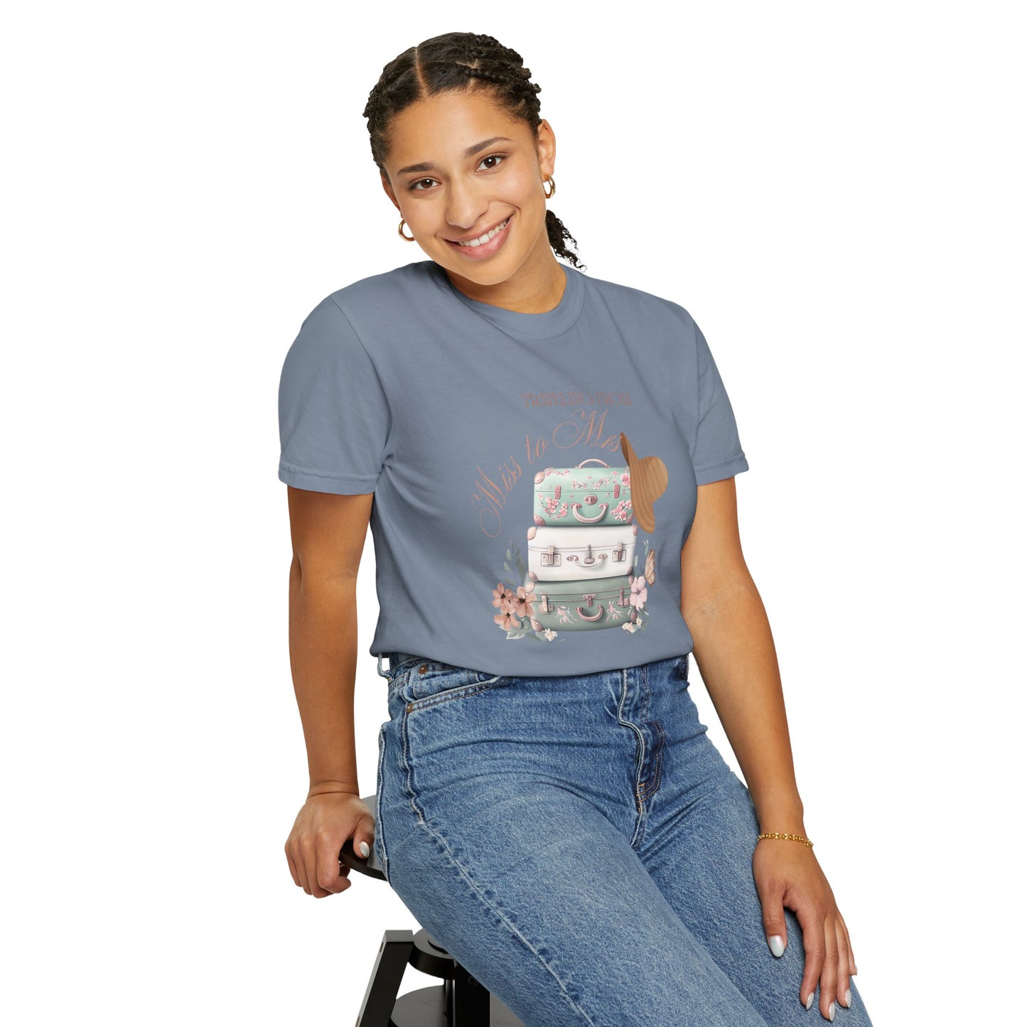 Traveling From Miss to Mrs Bridal T-shirt