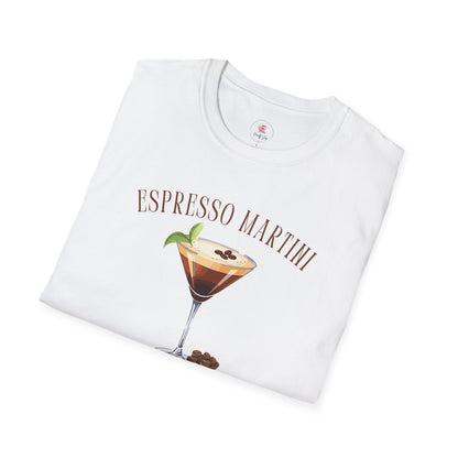 Espresso Martini Social Club T-Shirt — 'It's Tini Time' Cocktail Tee