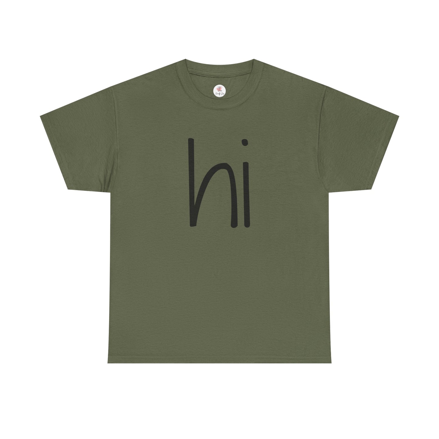 Minimalistic "HI T-shirt"