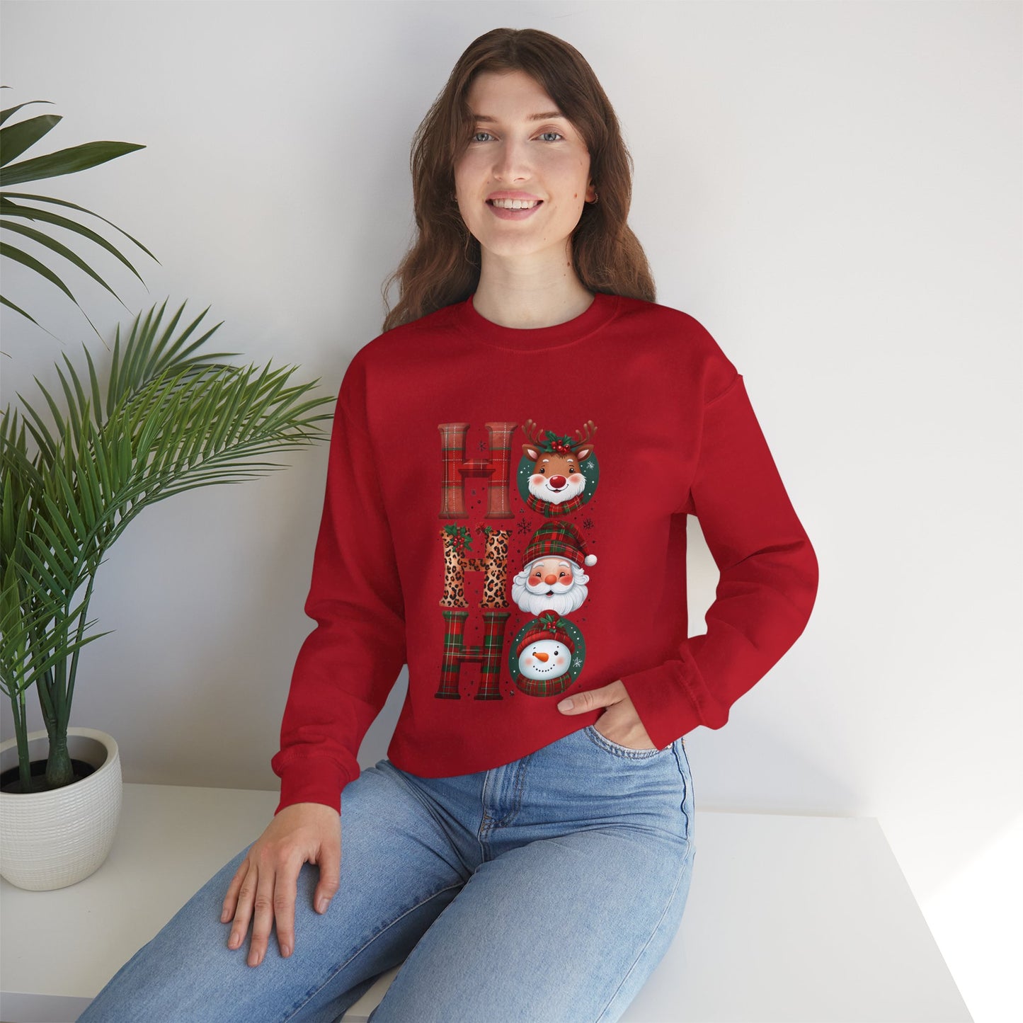 Ho Ho Ho Christmas Crewneck Sweatshirt