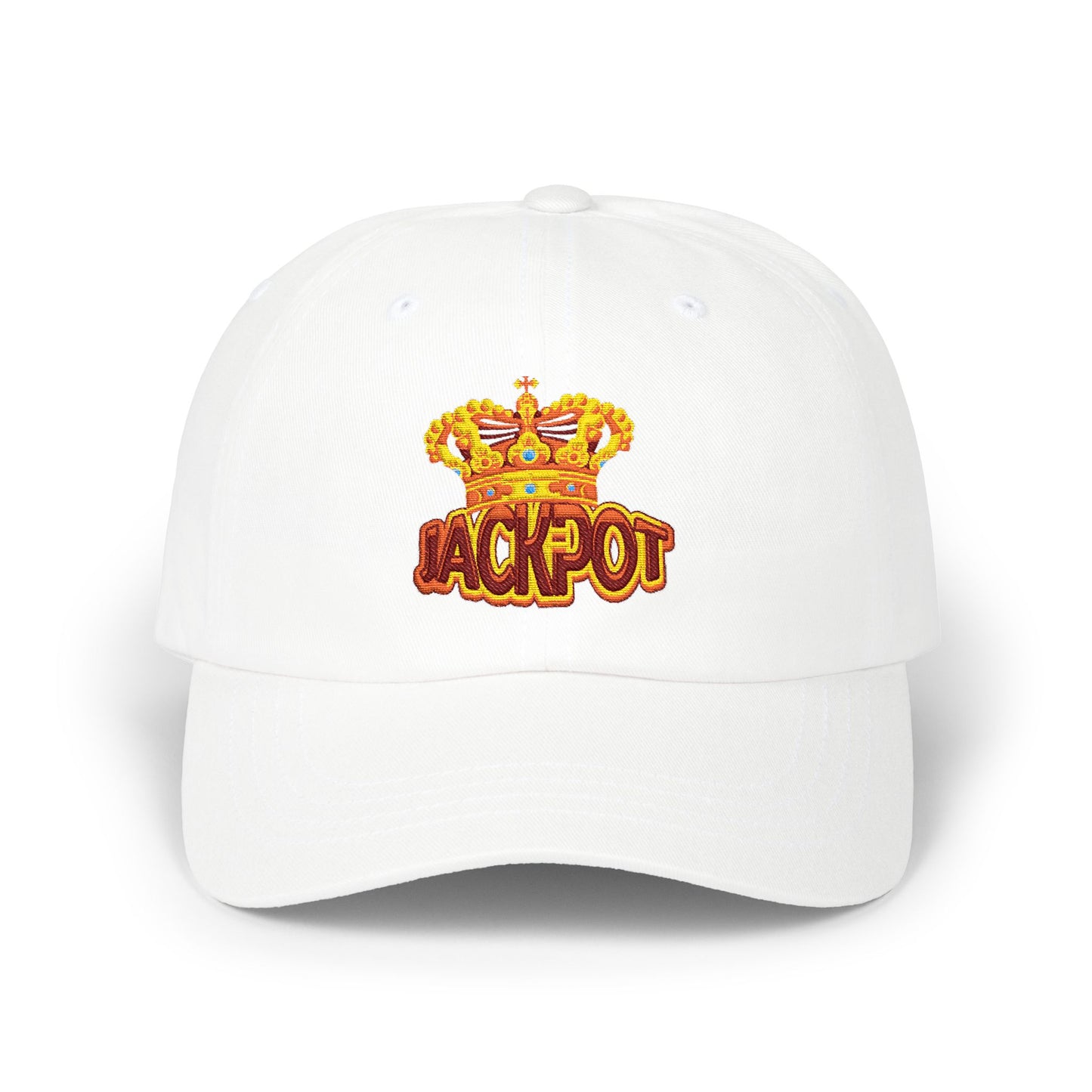 Dad Cap — 'Jackpot King' Crown Embroidery Baseball Hat