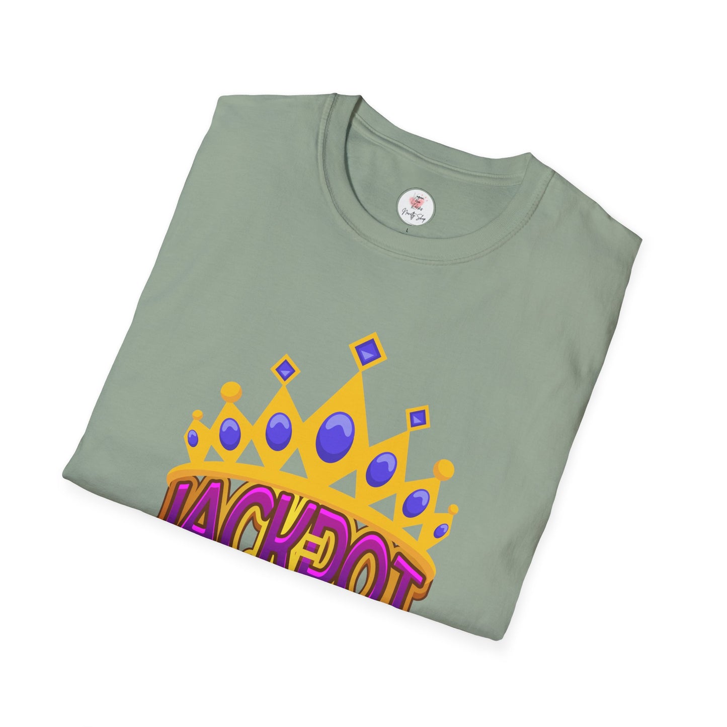 Jackpot Queen - Crown T-Shirt — Casino Lucky Winner Graphic Tee