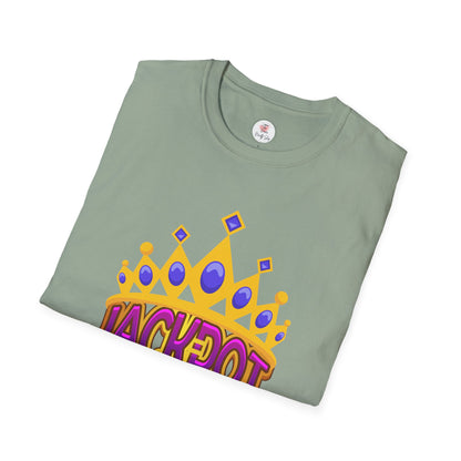 Jackpot Queen - Crown T-Shirt — Casino Lucky Winner Graphic Tee