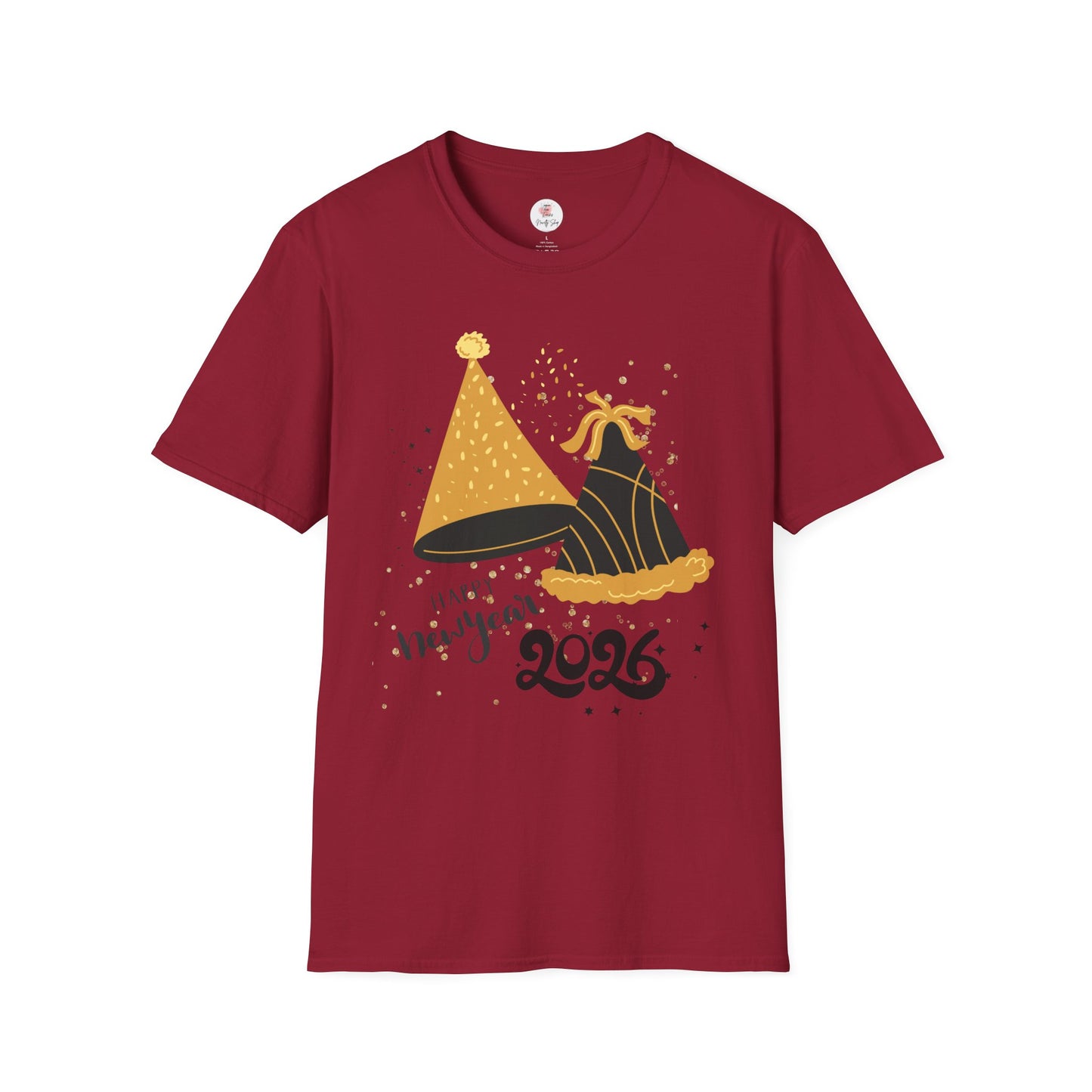 2026 New Year Party T-Shirt — "Happy New Year 2026" Celebration Tee