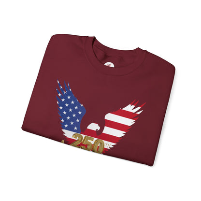 250th Anniversary American Eagle Unisex Heavy Blend™ Patriotic Crewneck Sweatshirt