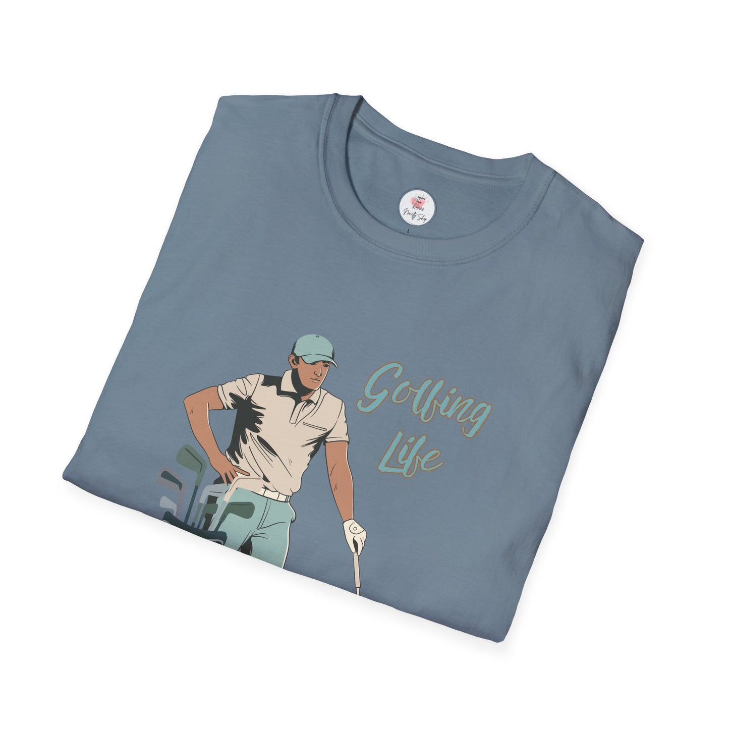 Golfing Life T-Shirt — Men’s Golf BAG & Golfer Graphic Tee
