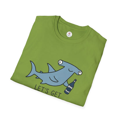 Hammerhead Shark "Let’s Get Hammered" Graphic T-Shirt