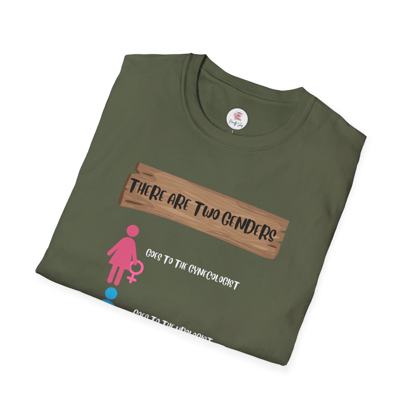 "There Are Two Genders" Teaching T-Shirt
