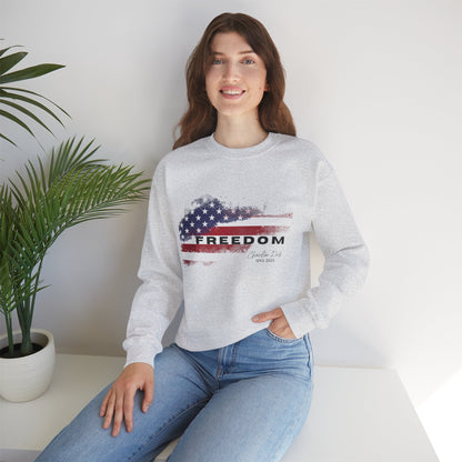 Patriot Charlie Kirk Freedom Crewneck Sweatshirt