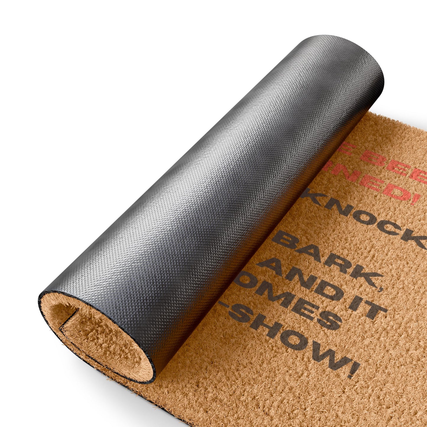 Funny Yorkie Welcome Mat with a Warning!