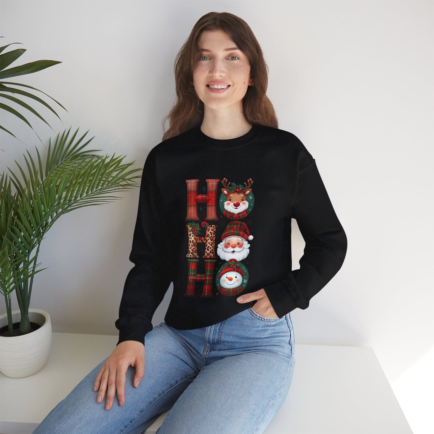 Ho Ho Ho Christmas Crewneck Sweatshirt