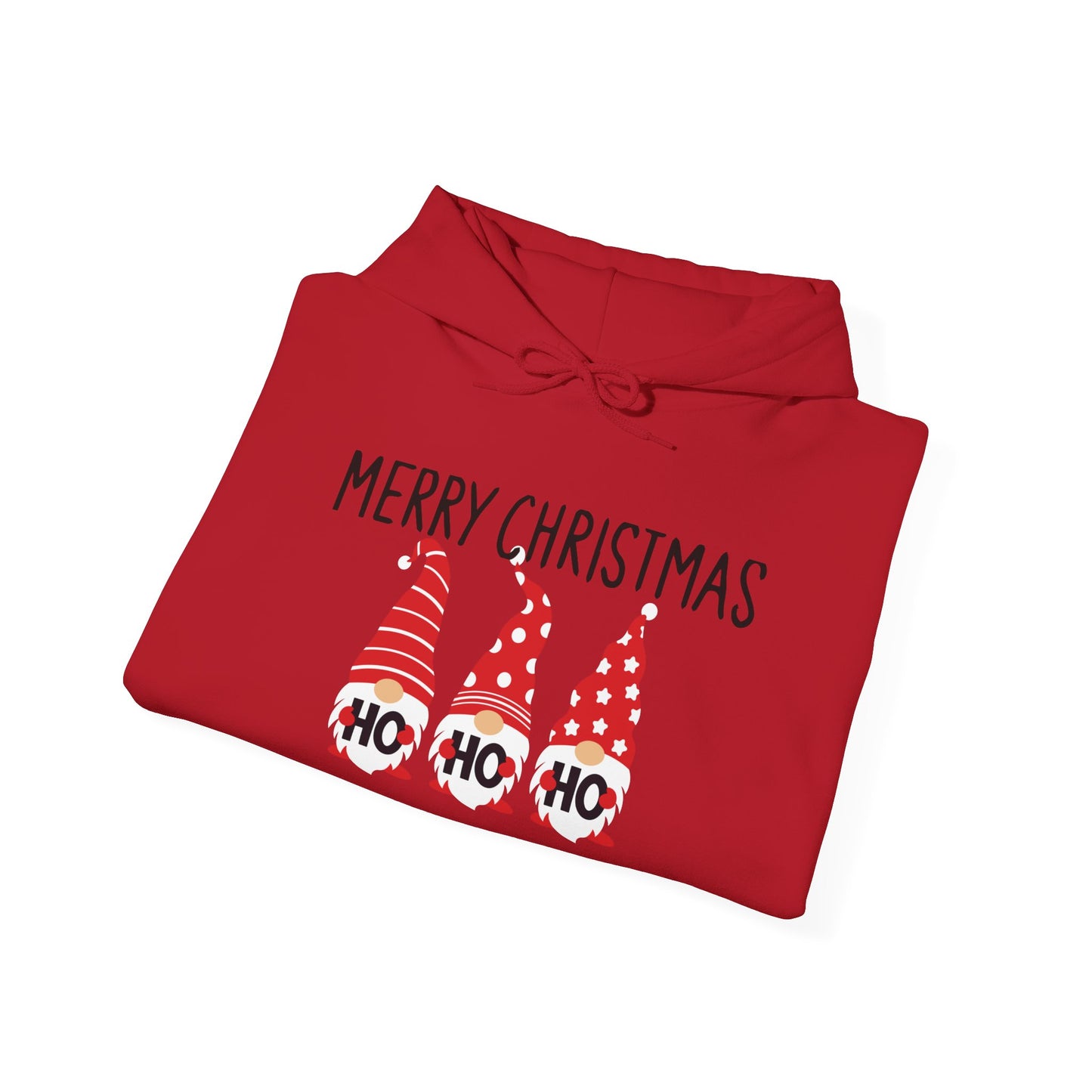 Christmas Gnome Hoodie — Merry Christmas Ho Ho Ho Holiday Sweatshirt