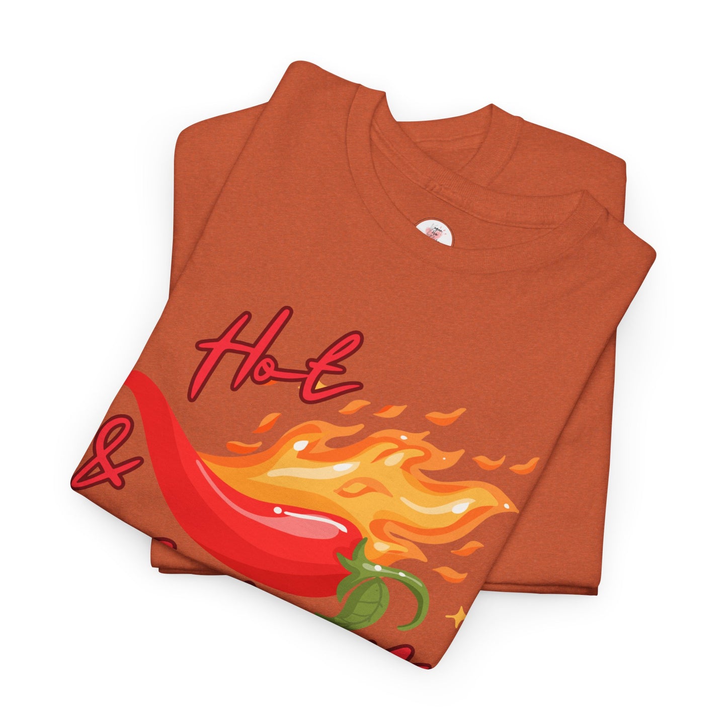 Hot & Spicy T-Shirt — Flaming Chili Pepper Graphic Tee