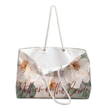 Floral Bride Weekender Bag - Perfect for Bridal Showers, Ideal Gift for the Mother of the Bride