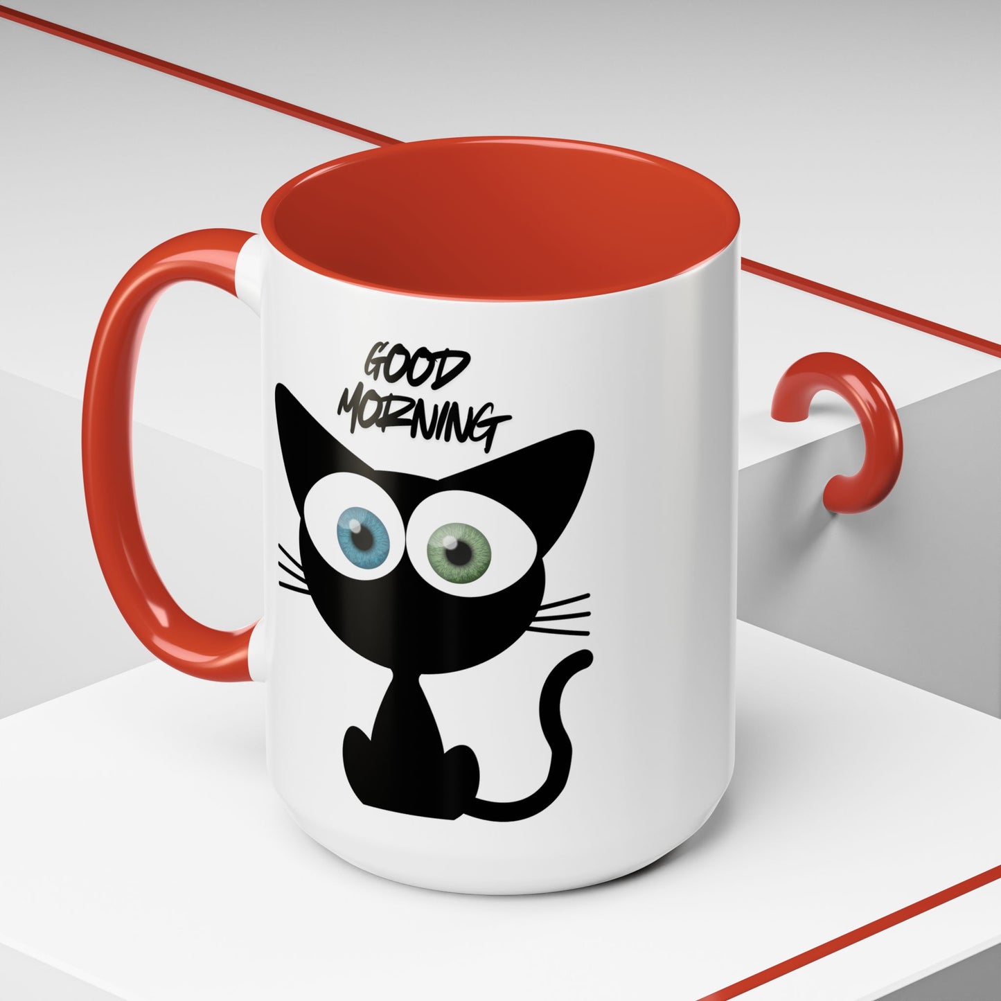 Cute Cat Good Morning Coffee Mug
