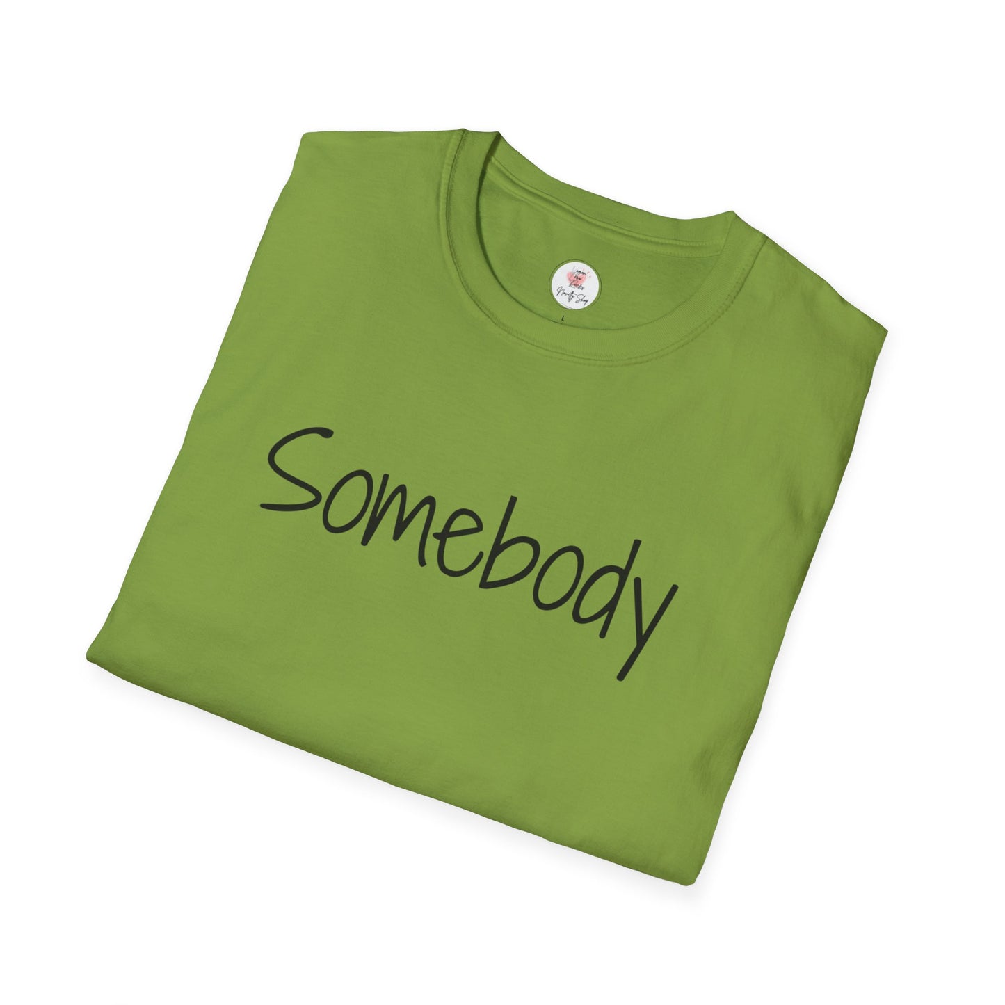 "Somebody" Graphic T‑Shirt — Minimal Script Tee